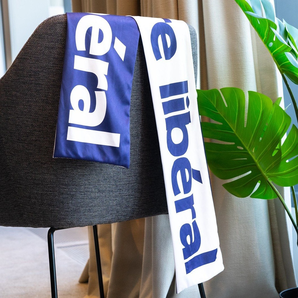 Echarpe supporter « Fier d’être libéral » 2