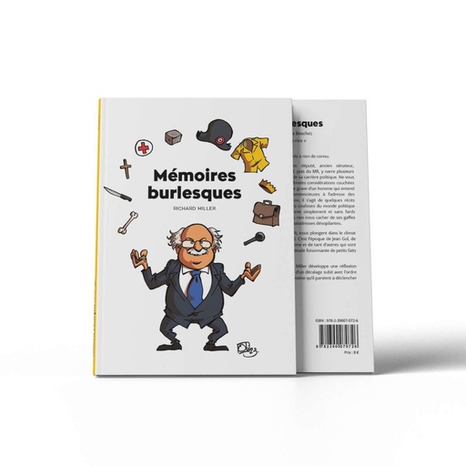 Boek “Mémoires burlesques” van Richard Miller