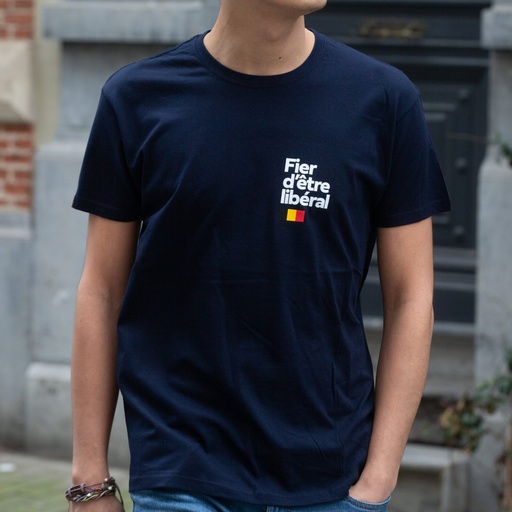 T-shirt “Fier om liberaal te zijn”