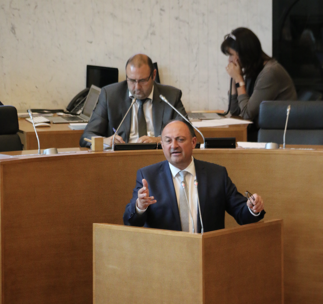 Discours du ministre-président wallon Willy Borsus sur l’état de la Wallonie