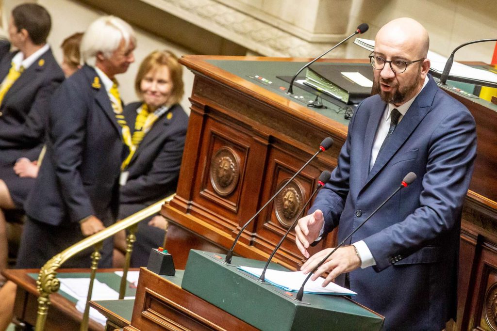 discours premier Charles michel