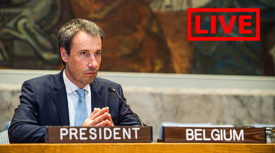 Philippe Goffin préside la réunion du Conseil de sécurité des Nations Unies