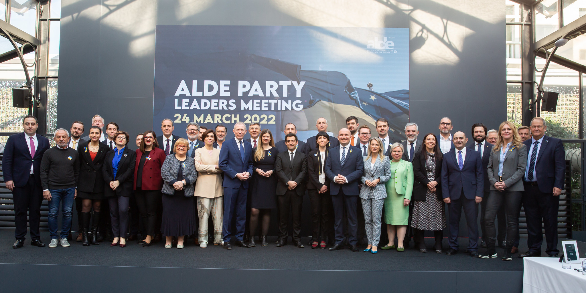 Les libéraux européens en réunion à Bruxelles
