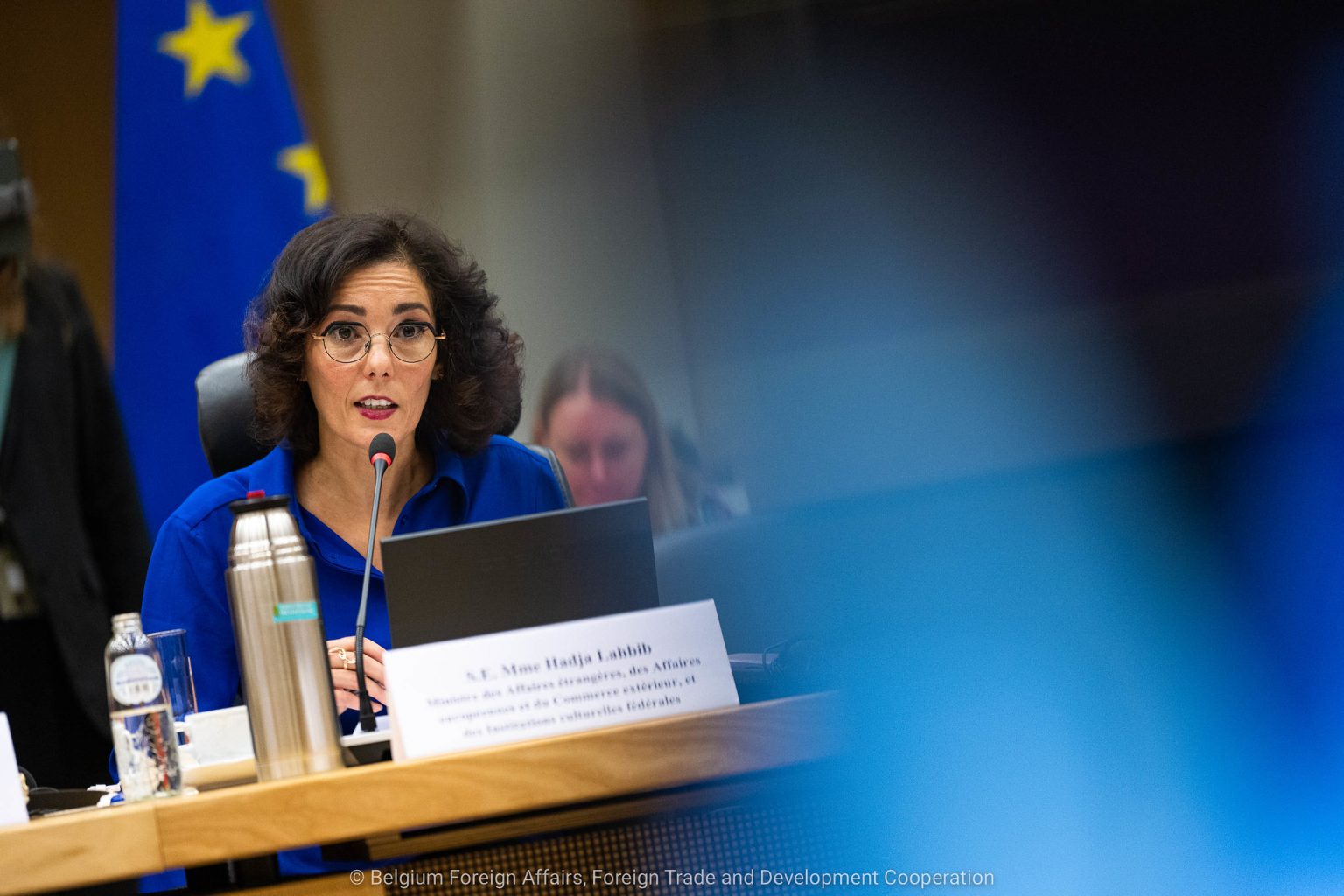 Hadja Lahbib à la rencontre des diplomates MR