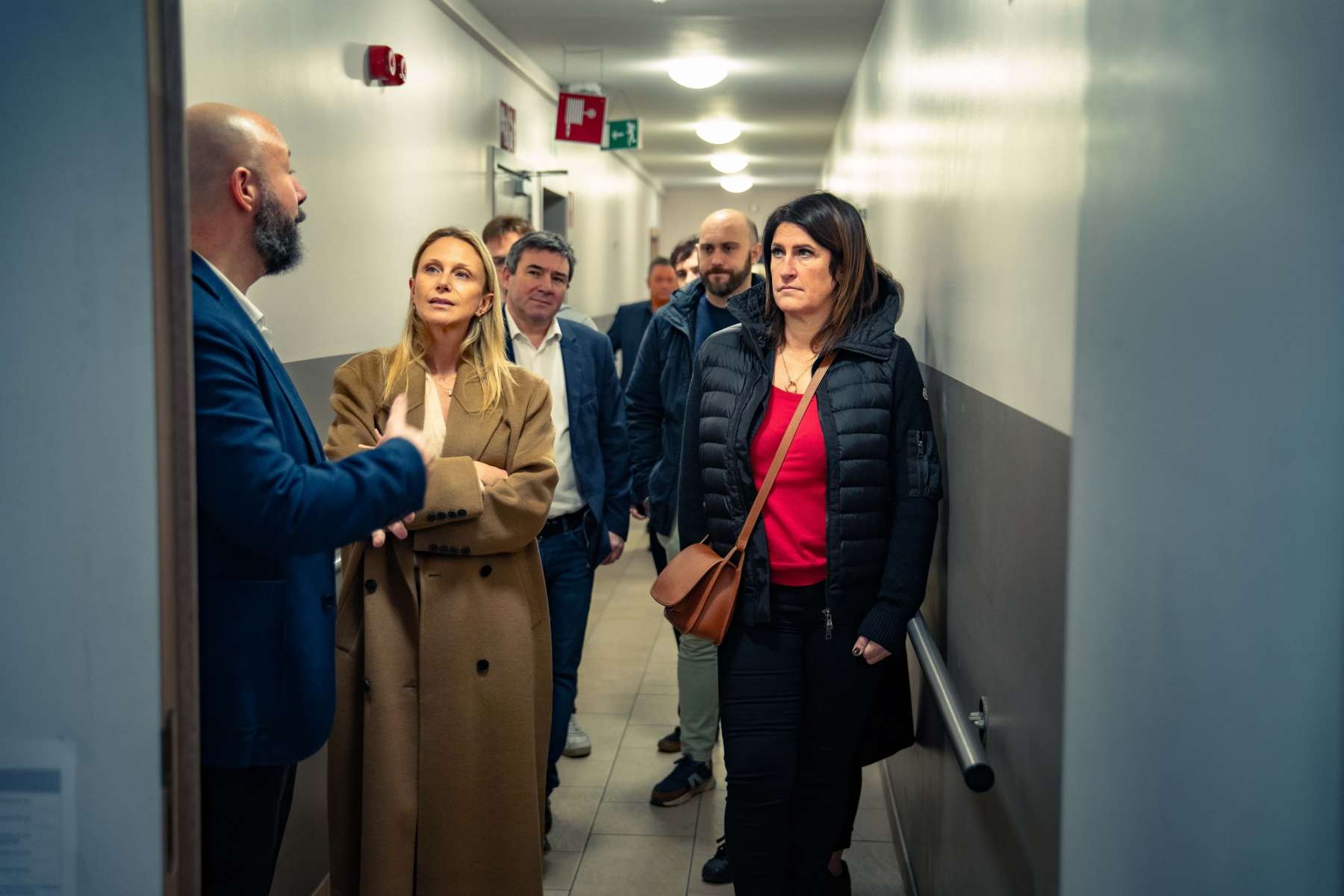 Première visite de terrain pour Julie Taton en compagnie de Jacqueline Galant