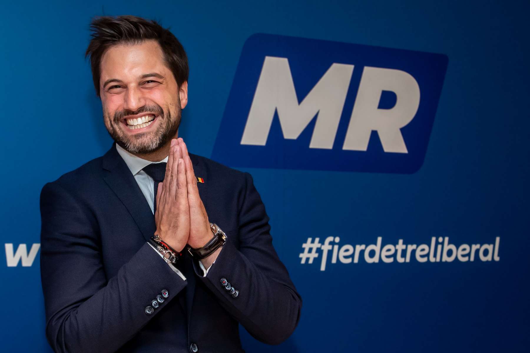 Georges-Louis Bouchez réélu Président du MR à près de 96 %