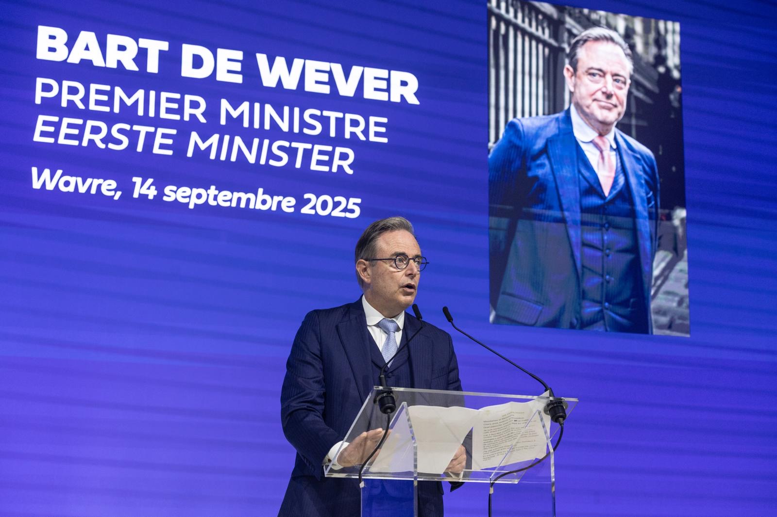 Discours du Premier ministre Bart De Wever aux Estivales du MR à Walibi – 14 septembre 2025