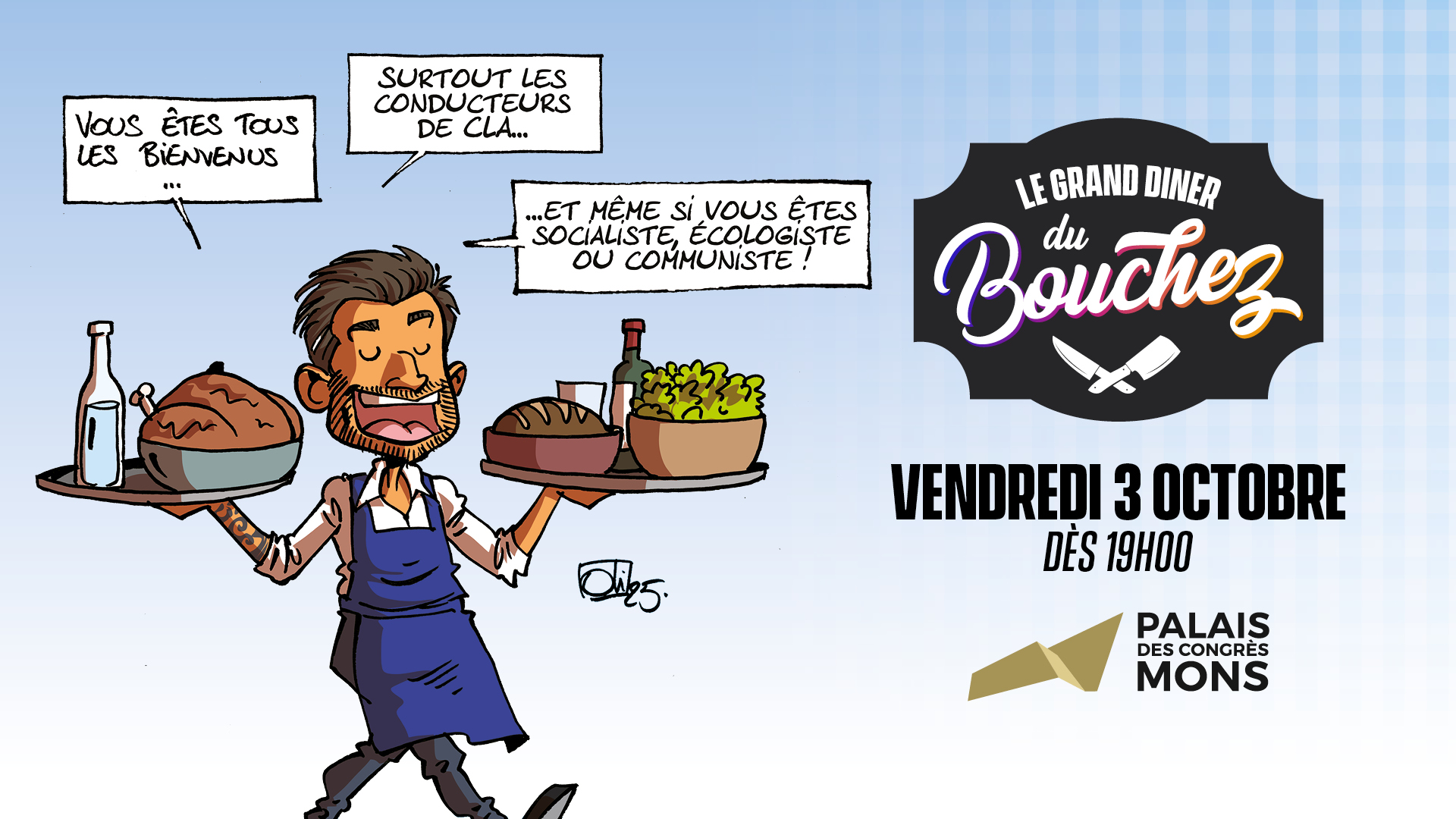 Le Grand Dîner du Bouchez, le vendredi 3 octobre à 19h
