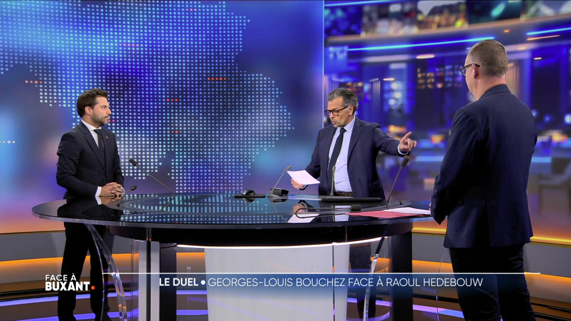 Georges-Louis Bouchez face à Raoul Hedebouw : “Je ne suis pas le copain des riches ! Je roule pour les vrais travailleurs, pas pour celles et ceux qui profitent du système”