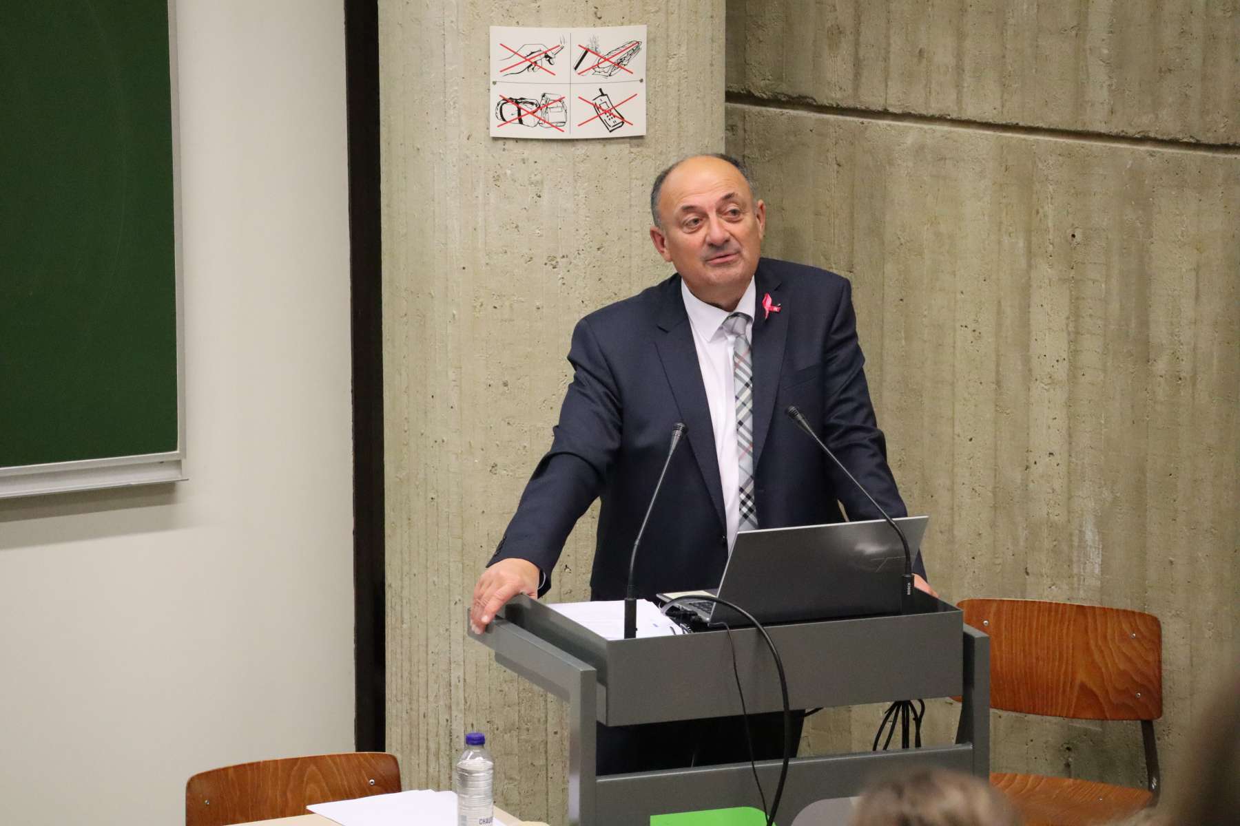 Willy Borsus, professeur d’un jour à l’UNamur