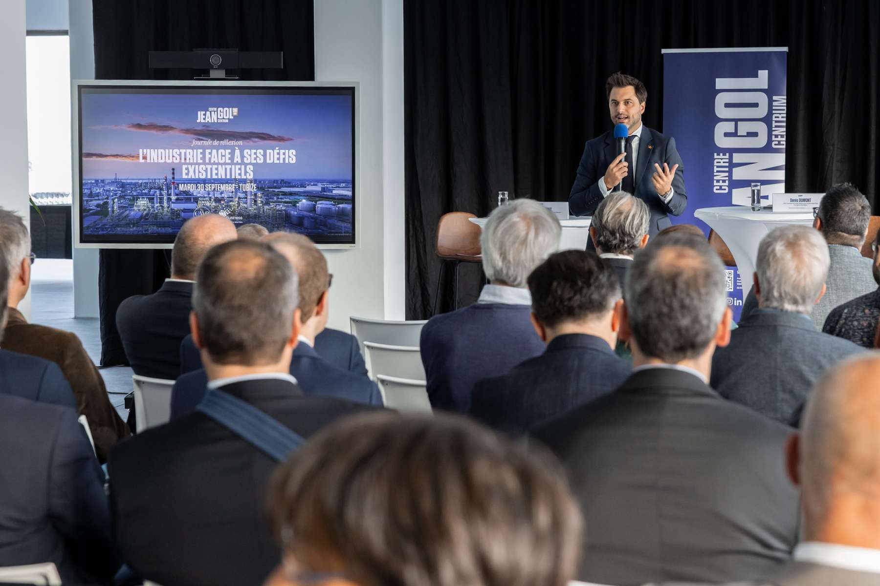 Georges-Louis Bouchez au grand colloque CJG sur l’industrie : “l’industrie doit redevenir la première priorité de la Belgique comme de l’Europe”