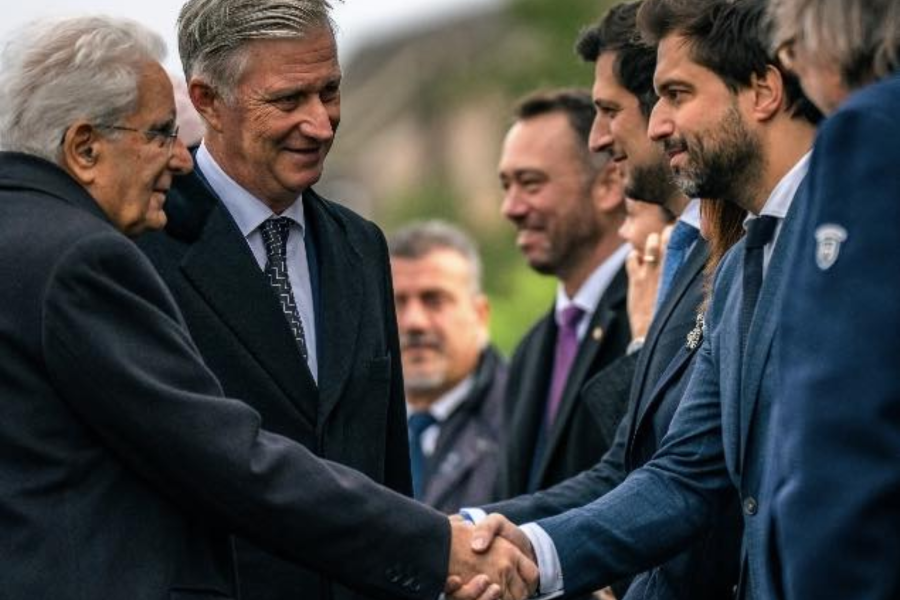 Hommage au Bois du Cazier: Georges-Louis Bouchez a accompagné le Président de la République italienne