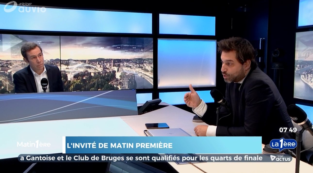 Georges-Louis Bouchez sur La Première : « Le MR prend ses responsabilités pour sortir Bruxelles de la crise »  